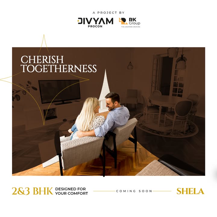 Divyam Procon,  DivyamProcon, ComingSoon, ComfortHomes, 2BHK, 3BHK, LocationOfYourDreams, DreamHome, HealthierFuture, ShelaResidences, RealEstate, CherishTogether, InvestmentOpportunity, Property, Shela, Ahmedabad