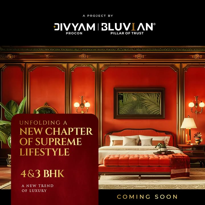 Divyam Procon,  DivyamProcon, Bluvian, ComingSoon, SupremeLifestyle, 3BHK, 4BHK, LuxuryLiving, DreamHomes, LuxuryRealEstate, InvestmentOpportunity, Property, LinkInRoad, Ahmedabad