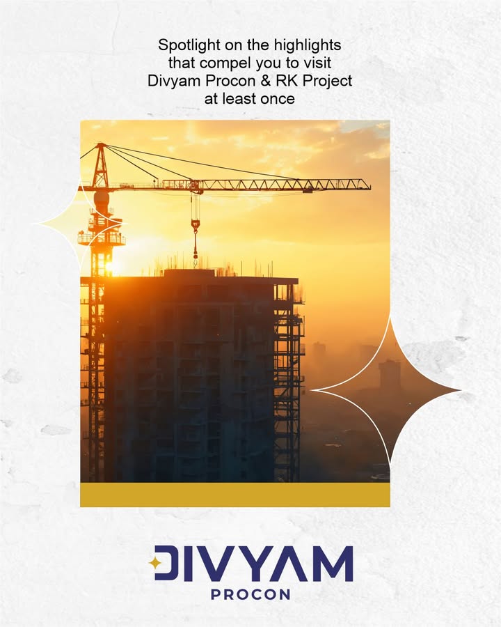 Divyam Procon,  Divyam, DivyamProcon, RKProject, TwoNewLaunches, InvestingSmartly, RealEstate, PropertyGoals, Property, Ahmedabad