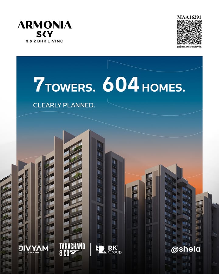 Divyam Procon,  ArmoniaSky, SkyLiving, SkyViews2026, ArchitectureLovers, CitySkyline, InnovationInDesign, ModernSpaces, BuildYourDream, SkyInspiration, TrendingNow