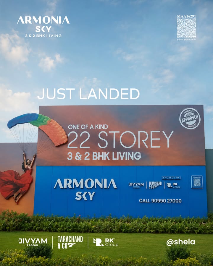 Divyam Procon,  LandingAtArmoniaSky, ArmoniaSky, SkyLiving, SkyViews2026, ArchitectureLovers, CitySkyline, InnovationInDesign, ModernSpaces, BuildYourDream, SkyInspiration, TrendingNow