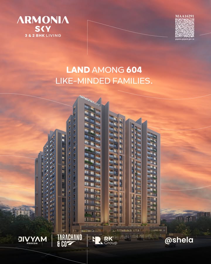 Divyam Procon,  LandingAtArmoniaSky, ArmoniaSky, SkyLiving, SkyViews2026, ArchitectureLovers, CitySkyline, InnovationInDesign, ModernSpaces, BuildYourDream, SkyInspiration, TrendingNow