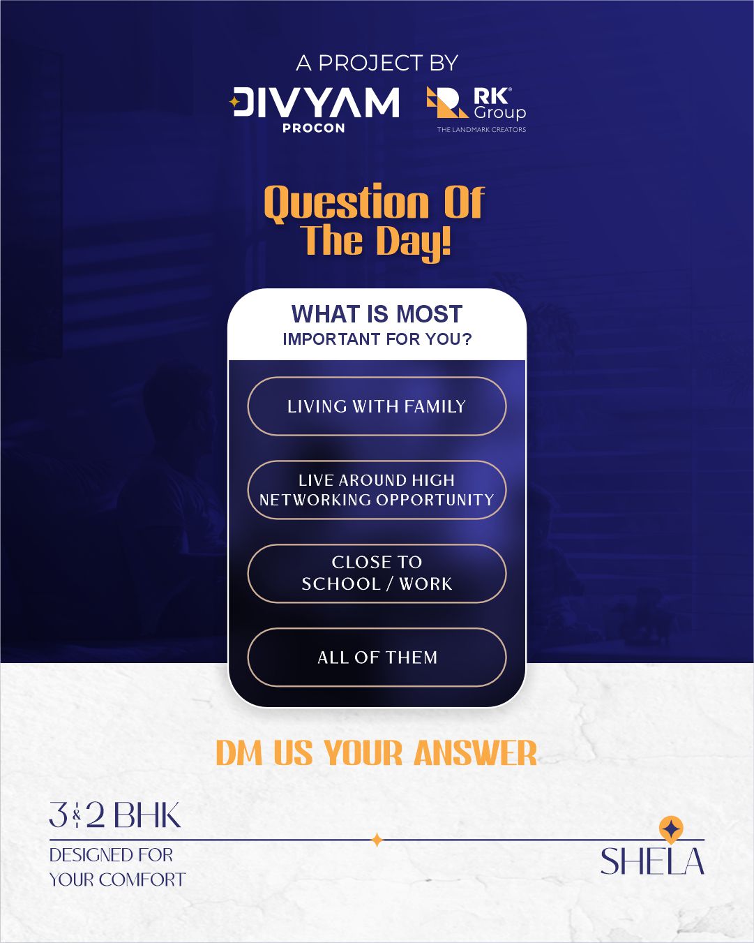 Divyam Procon,  DivyamProcon, 2BHK, 3BHK, ComingSoon, ReflectingYou, LiveTheDivyamWay, SpacesThatMatter, InspiredLiving, RealEstate, PropertyGoals, Property, Shela, Ahmedabad