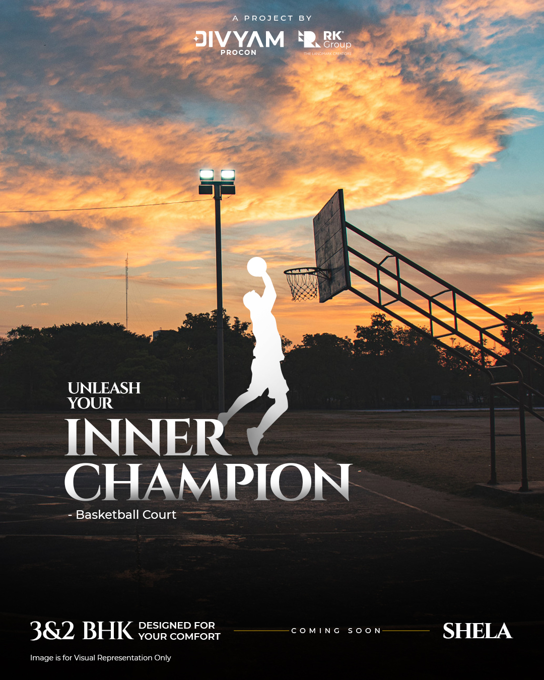 Divyam Procon,  DivyamProcon, 2BHK, 3BHK, ComingSoon, ComfortHomes, ShelaResidences, RealEstate, InvestmentOpportunity, Property, Shela, Ahmedabad