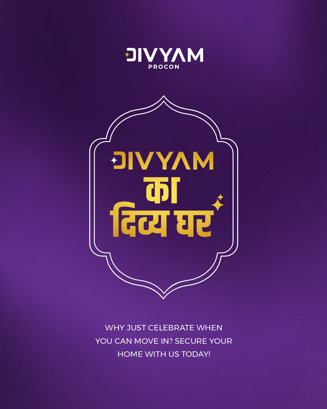 Divyam Procon,  Divyam, DivyamProcon, UrbanLifestyle, ElegantLiving, RealEstate, PropertyGoals, Property, Ahmedabad
