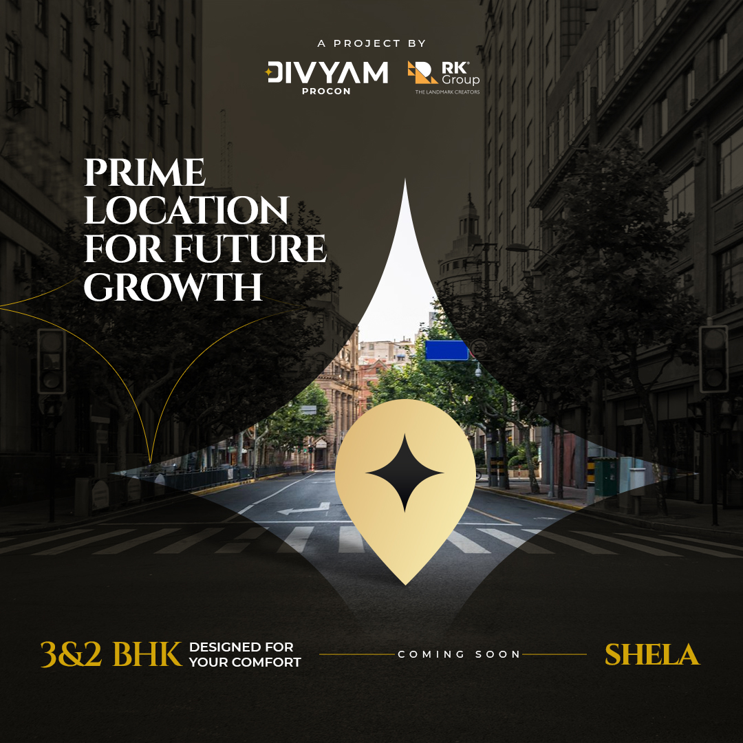 Divyam Procon,  DivyamProcon, ComingSoon, ComfortHomes, 2BHK, 3BHK, FuturePotential, ShelaHomes, PrimeLocation, ExpandingNeighborhood, RealEstate, InvestmentOpportunity, Property, Shela, Ahmedabad