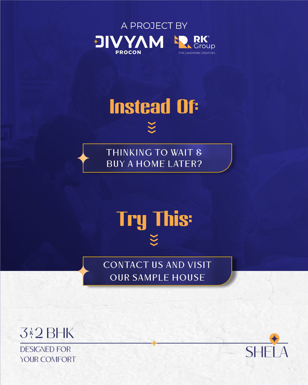 Divyam Procon,  DivyamProcon, 2BHK, 3BHK, ComingSoon, WhyWait, LiveTheDream, MakeItYours, BuiltForYou, RealEstate, PropertyGoals, Property, Shela, Ahmedabad